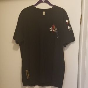 Jiepaiyieu Japanese embroidered t-shirt